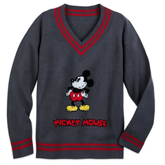 Disney 迪士尼 米老鼠经典女士灰色毛衣