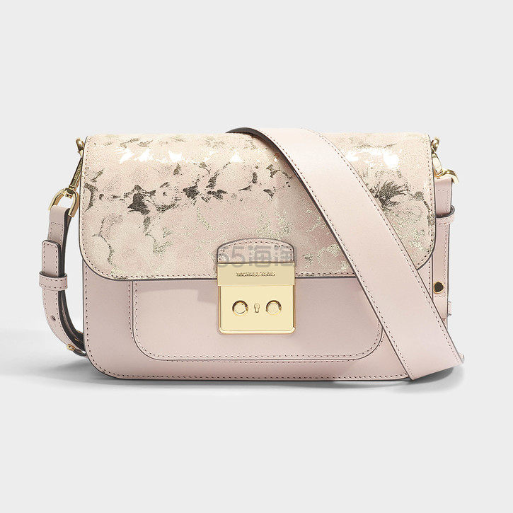 Michael Kors Sloan 温柔裸粉色斜挎包