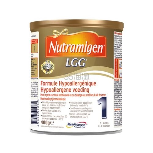 【多买多优惠】NUTRAMIGEN LGG 荷兰版美赞臣 安敏健深度水解*奶粉 1段 400g