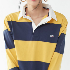 Tommy Jeans 经典女士 POLO 长袖