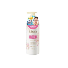 【新低价】Bifesta 缤若诗 日本曼丹 碳酸洁面泡沫 粉色保湿款 180g
