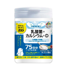【日亚自营】UNIMAT ZOO 乳酸菌+钙+维生素D 咀嚼片 150g 水果酸奶味
