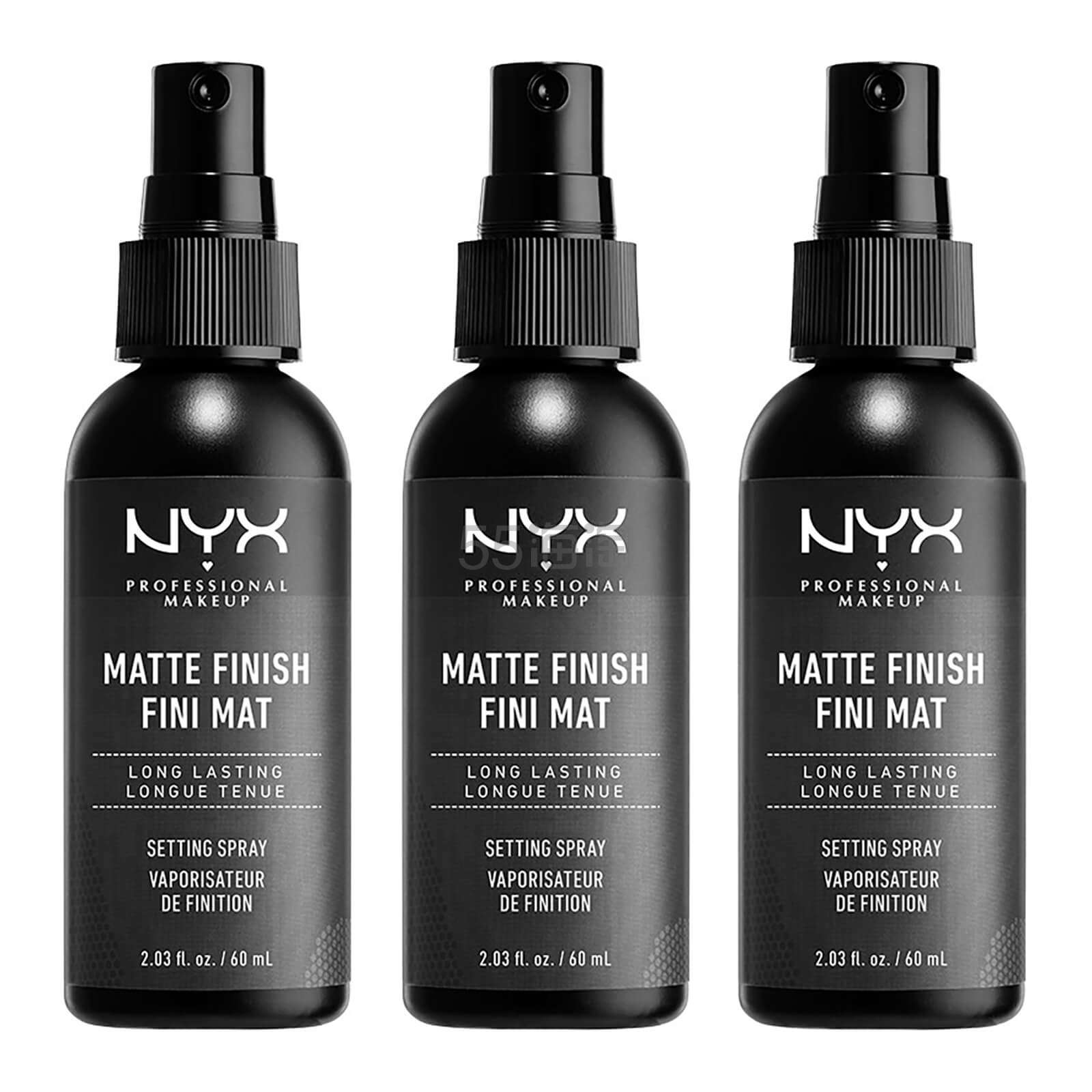 8折+满减46元！NYX 哑光定妆喷雾 60ml×3瓶