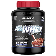 【1件0税免邮】ALLMAX Nutrition AllWhey Classic 100% 乳清蛋白 巧克力味 2.27kg