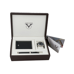 【2018黑五】Visconti 维斯康帝 Adam 系列 男士经典手表精美礼盒套装 W098SET-110-29500