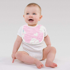 【日本亚马逊】FONSANY 100%棉制宝宝围兜 6层纱布 尺寸可调整 6片装 2色系可选