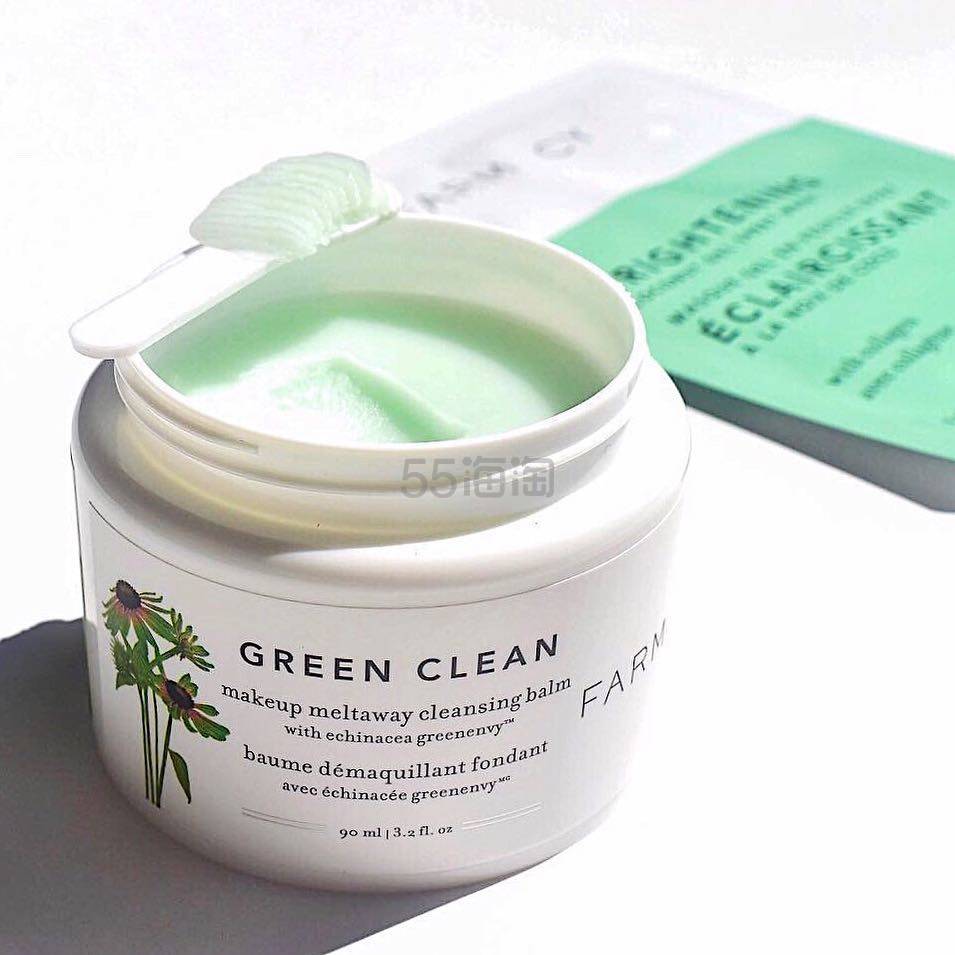 Clean green. Green clean для снятия макияжа. Green clean бальзам для снятия макияжа. Green clean Makeup Meltaway Cleansing. Farmacy бальзам гидрофильный.