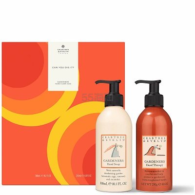 【新低价】6.1折！Crabtree & Evelyn 瑰柏翠手园艺大师护手霜 250g + 洗手液 300ml