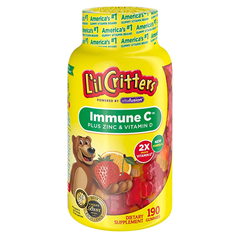 【美亚自营】L'il Critters 维生素C+紫雏菊+锌小熊软糖 190粒