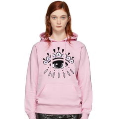 Kenzo Pink Eye Logo Hoodie 粉色卫衣