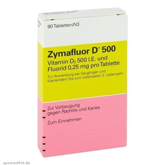 Zymafluor 维生素D500 婴幼儿营养片90粒