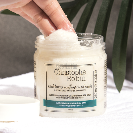 买3付2！Christophe Robin 海盐头皮深层清洁霜 250ml