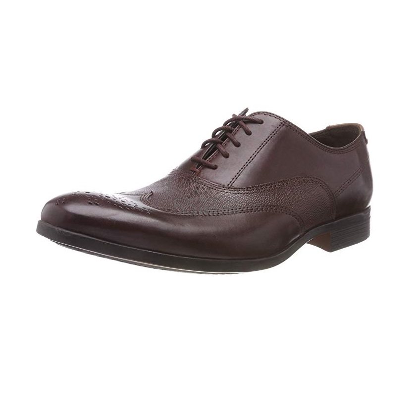 【中亚Prime会员】Clarks 其乐 Gilmore Wing 男士布洛克烤花皮鞋