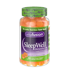 Vitafusion Sleep Well 褪黑素改善睡眠软糖 60颗 白茶与水果口味