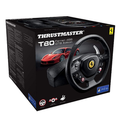史低价！【美亚自营】Thrustmaster 图马思特 T80 Ferrari 488 GTB 法拉利方向盘带踏板 支持 PS4/PC