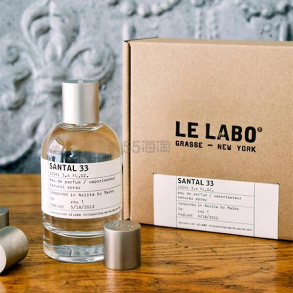 香水实验室LE LABO Santal 33 Eau de Parfum 100ml,海淘返利优惠-55海淘