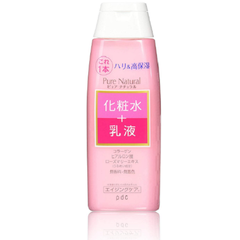6.1折！【日本亚马逊】Pure Natural 化妆水乳液2合1精华保湿水 210ml