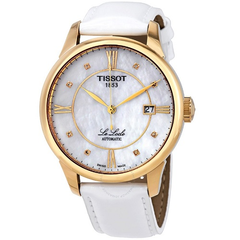 【55专享】Tissot 天梭 Le Locle 系列 珍珠母贝圆盘女士优雅腕表 T41.5.453.86