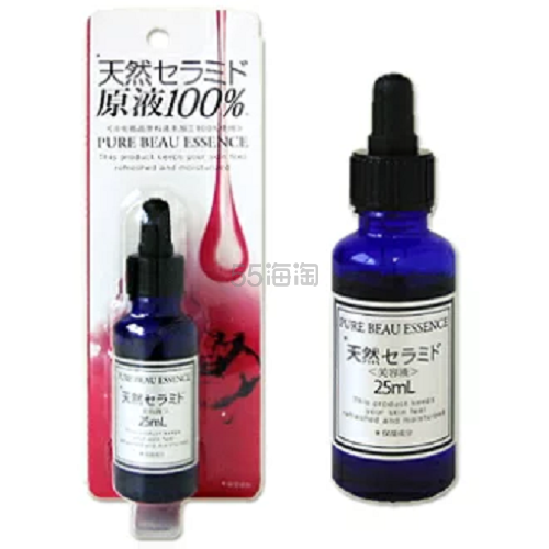 日本亚马逊 Pure Beau 神经酰胺美容液原液保湿嫩肤精华液25ml 738日元 约49元