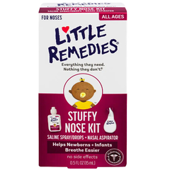 【额外8.5折+减$3】Little Noses 婴幼儿滴鼻剂+吸鼻器套装 15ml