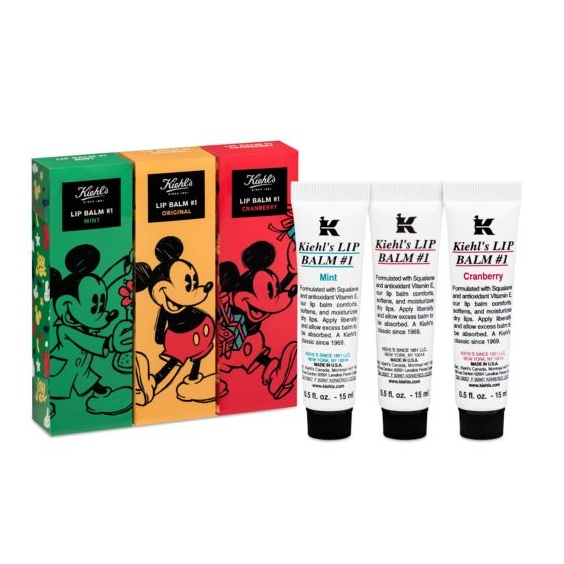 7.5折！Disney X Kiehl's 科颜氏迪士尼限量护唇膏 15ml*3
