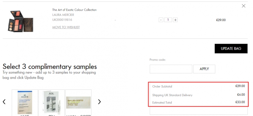 LAURA MERCIER 腮红 眼影 唇蜜套装