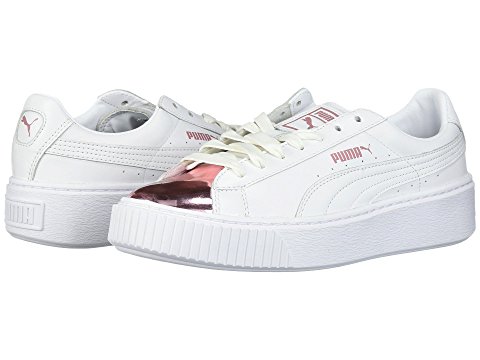PUMA Basket Platform Metallic 女款金属头运动鞋 两色可选