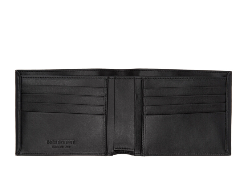 Neil Barrett Black Embossed Thunderbolt Bifold Wallet 黑色*钱包
