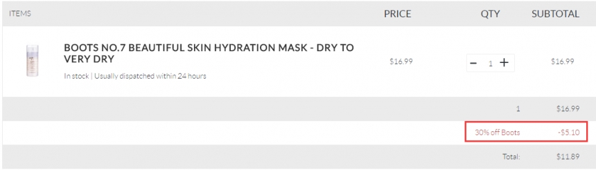 SkinStore：Boots No7 冰激凌面膜等热卖品