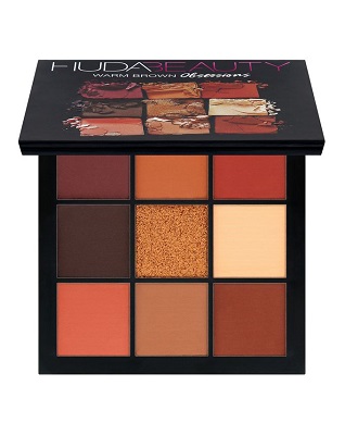 【一盘直邮到手】Huda Beauty 暖棕色系眼影盘 色号Warm Brown