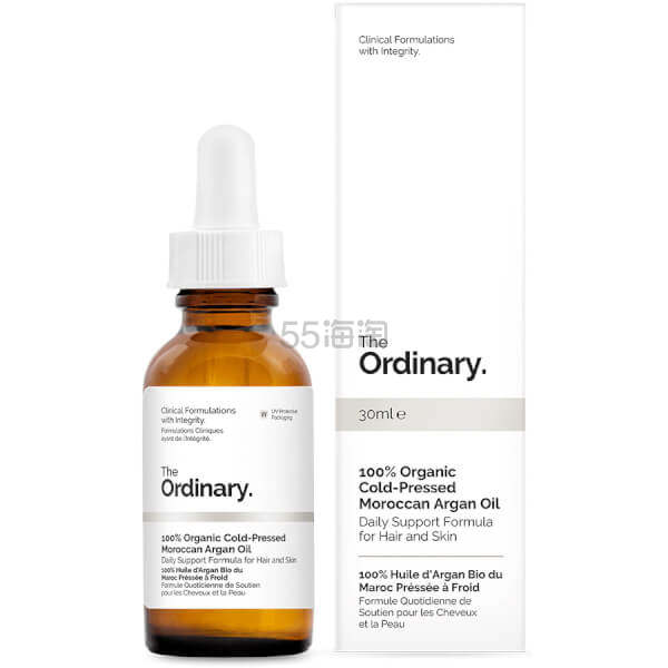 The Ordinary 100%有机冷榨阿甘油 身体头发两用 