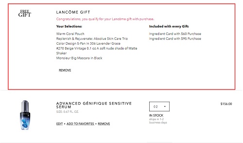 满额享豪礼！Lancome 兰蔻安瓶精华液修护舒缓保湿补水滋润 20ml