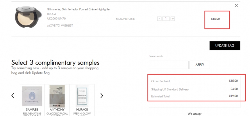 5折！becca 热卖高光 色号*tone
