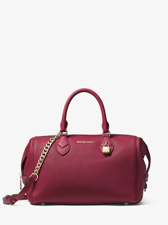 再降价！MICHAEL MICHAEL KORS Grayson 大号荔枝纹*手提包