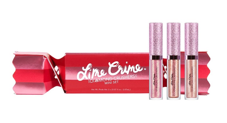 【Bling Bling 小仙女必备~1件直发到手】6.3折！Lime Crime 独角兽 钻光唇釉三支装