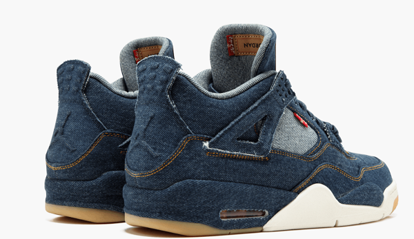 【周杰伦同款】2018*必剁联名系列 Levi's X Air Jordan 4 男士篮球鞋