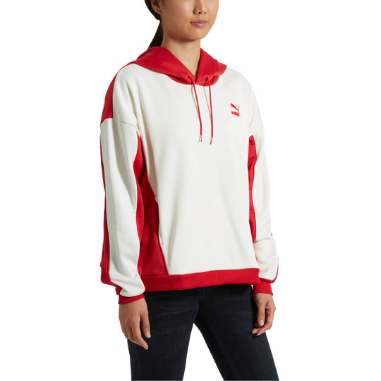 Puma Archive Oversized 拼色女士带帽卫衣
