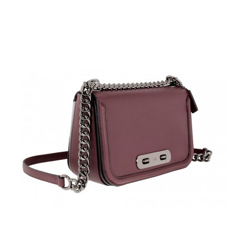 Coach 蔻驰 Swagger 系列 54640 小号链条斜挎包 酒红色 