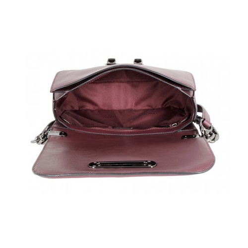 Coach 蔻驰 Swagger 系列 54640 小号链条斜挎包 酒红色 