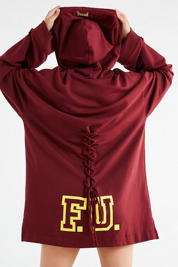 FENTY X PUMA 彪马 蕾哈娜合作款 Oversized 绑带连帽卫衣