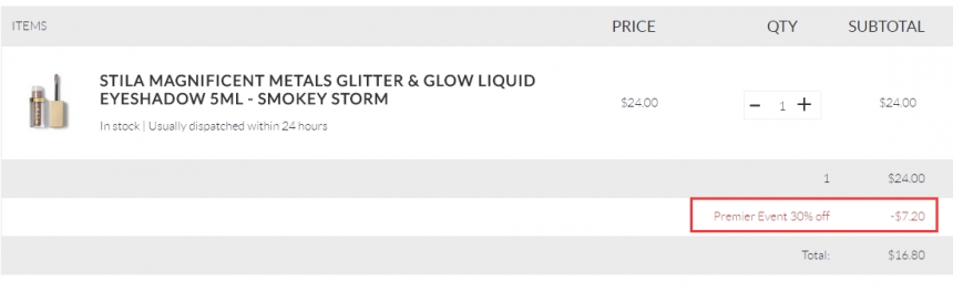 Stila 闪亮液体眼影 多色可选