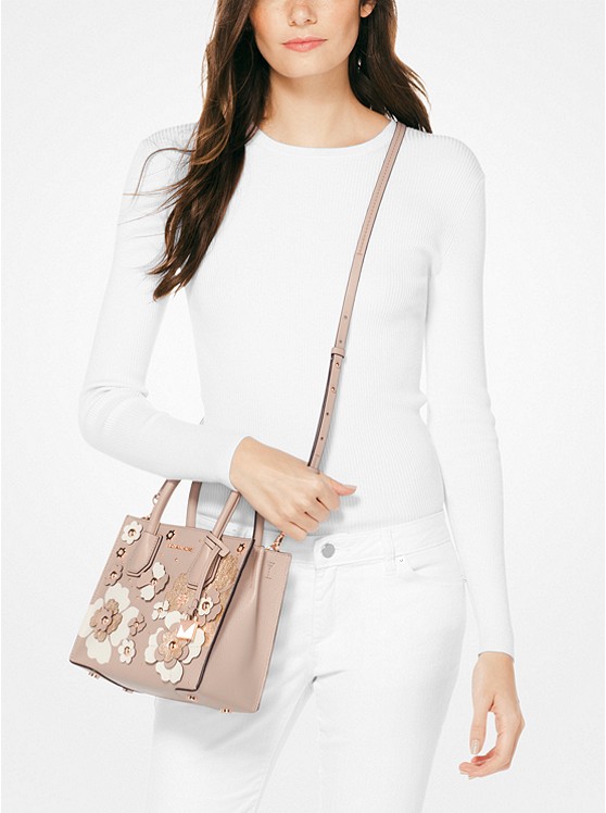 MICHAEL Michael Kors Mercer 小号花朵托特包