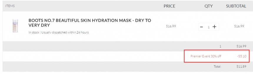 BOOTS NO.7 **保湿 冰激凌面膜