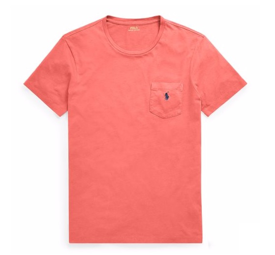 凑单品！Ralph Lauren 拉夫劳伦 CUSTOM SLIM FIT 男士经典小马标纯棉T恤衫