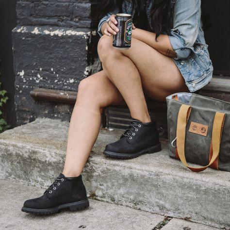 【12%超*利】额外7折 Timberland 女式 Nellie 双重防水短靴 黑色