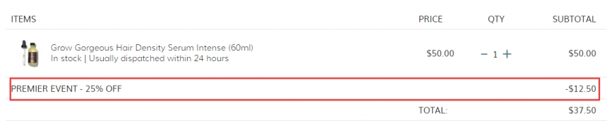 GROW GORGEOUS 加强版**精华 60ml