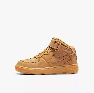 NIKE 耐克 AIR FORCE 1 MID WB 男童中帮运动鞋