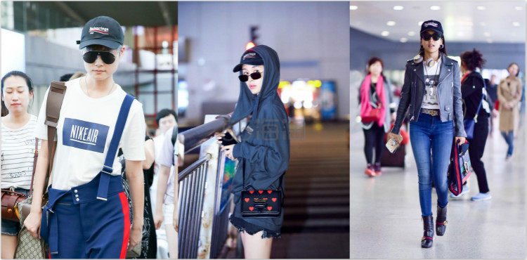 明星集体同款！Balenciaga 巴黎世家 波浪线LOGO 棒球帽