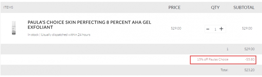 SkinStore：Paula's Choice 宝拉珍选 水杨酸护肤