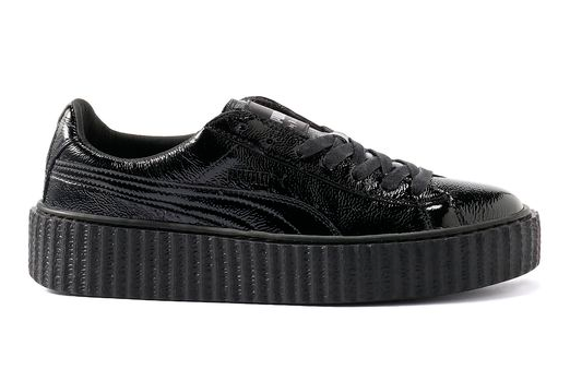 【5折5折】FENTY PUMA by Rihanna Creeper Cracked 漆皮厚底运动鞋 